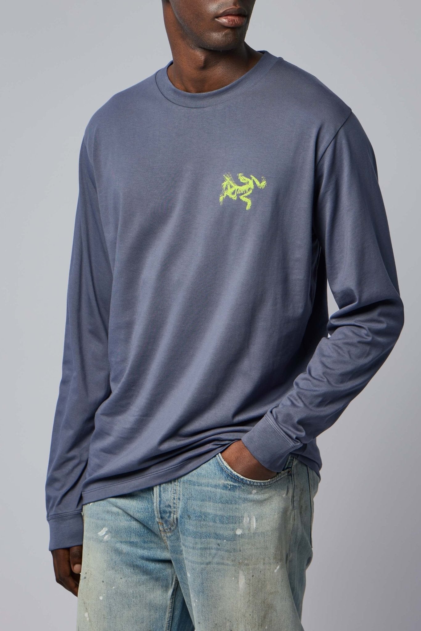 Kragg Sl Cotton Bird Tile Shirt Ls