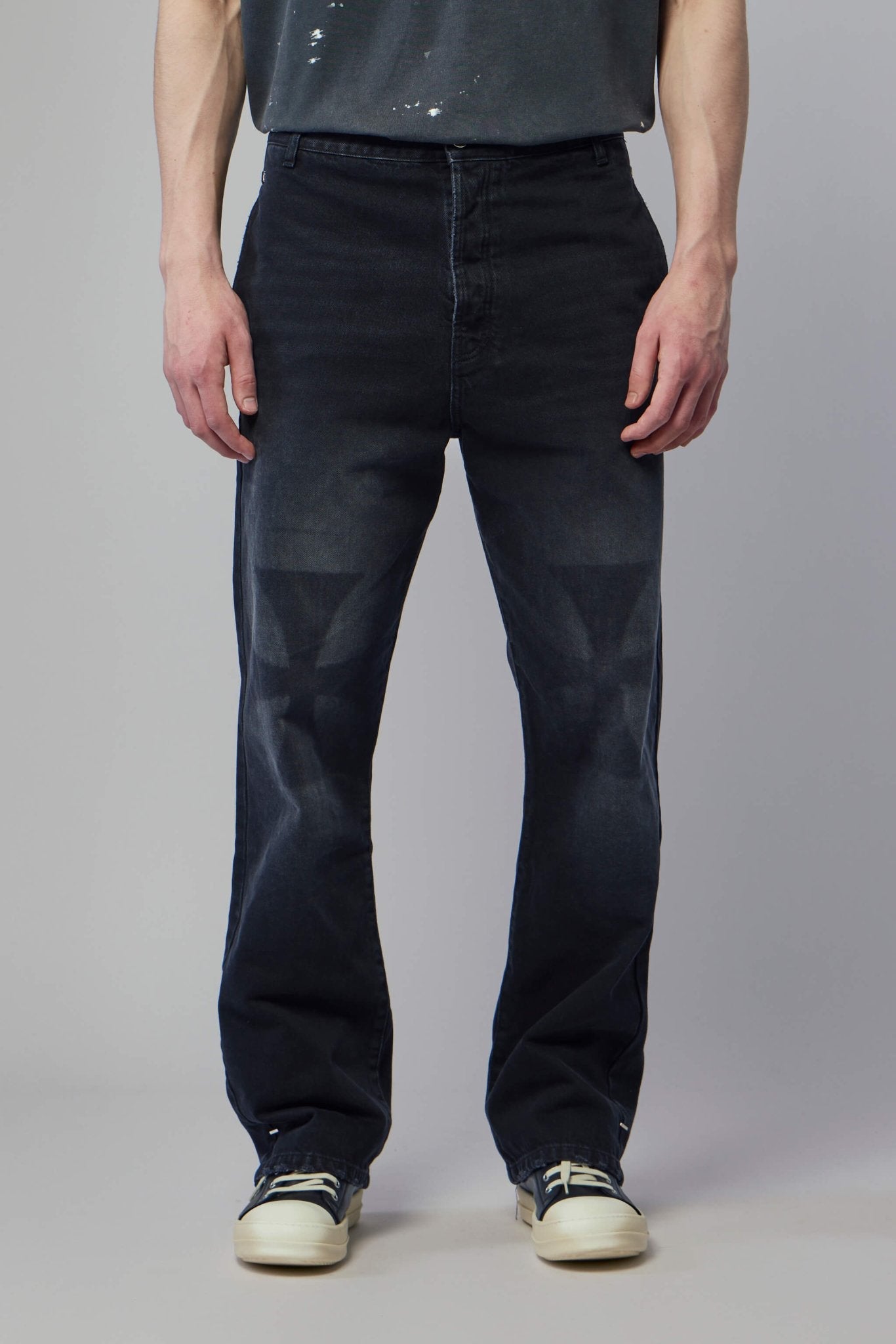 Cross Patch Baggy Jeans