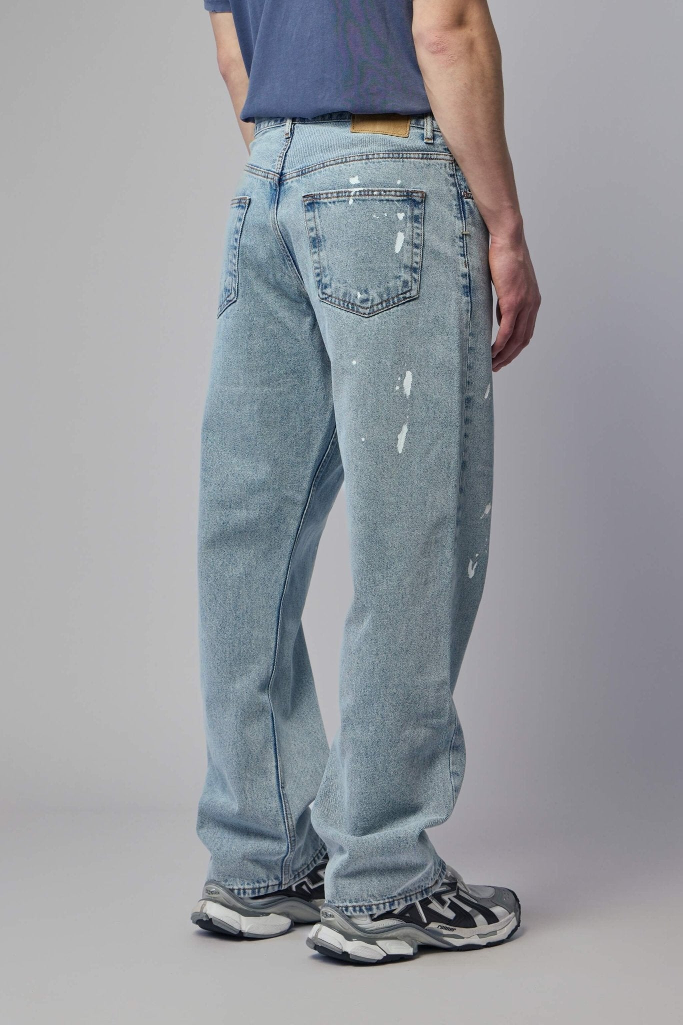 Paint Splatter Baggy Jeans