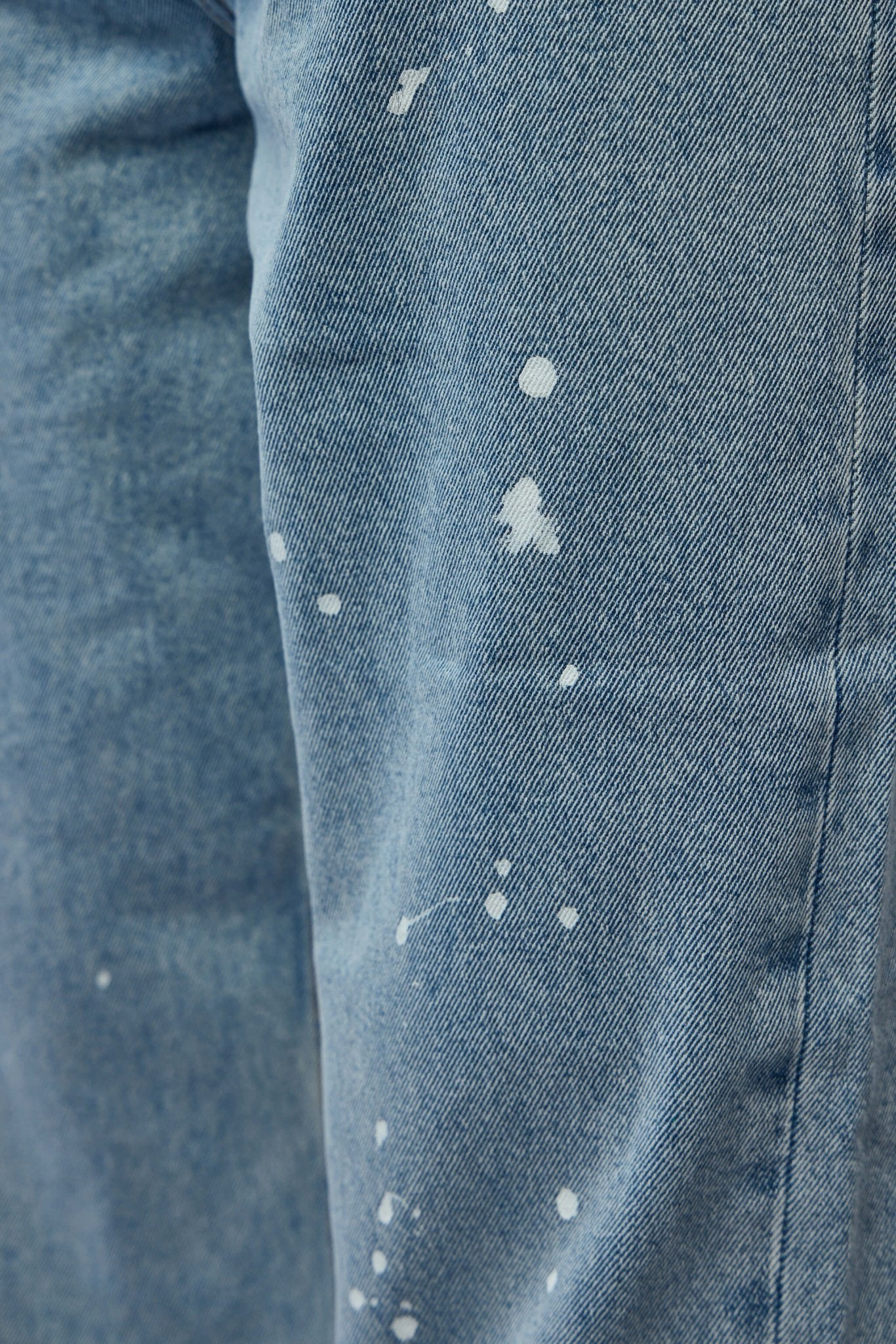 Paint Splatter Baggy Jeans