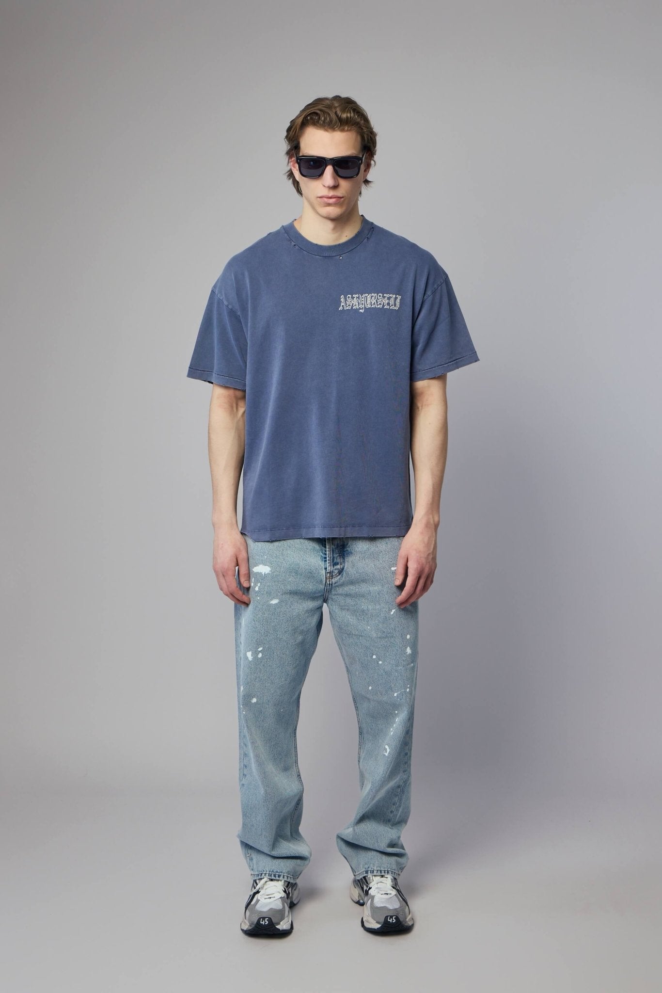 Paint Splatter Baggy Jeans