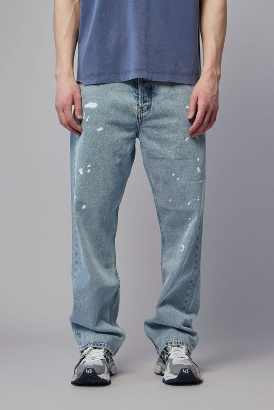 Paint Splatter Baggy Jeans