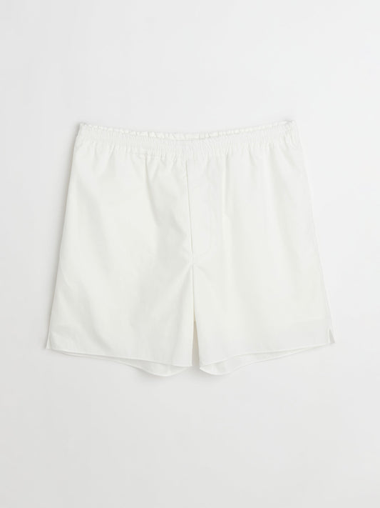 Auralee High Count Finx Ox Shorts White