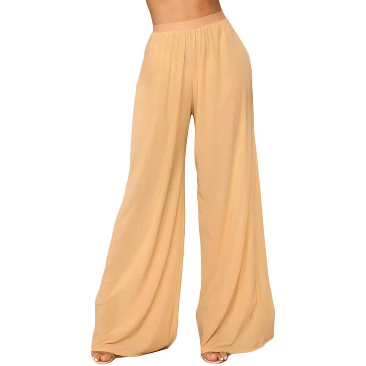 Awoscut Women See Through Sheer Mesh Pants