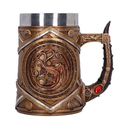House of the Dragon – Official Targaryen Crown and Dagger Collectible Tankard