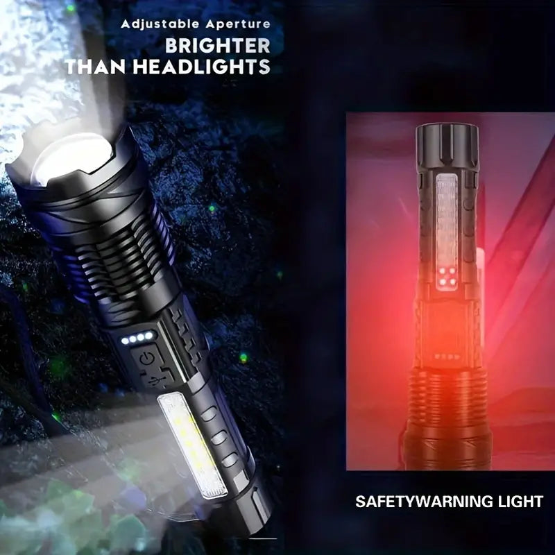 Powerful Rechargeable Torch Flood Light for Outdoor Camping