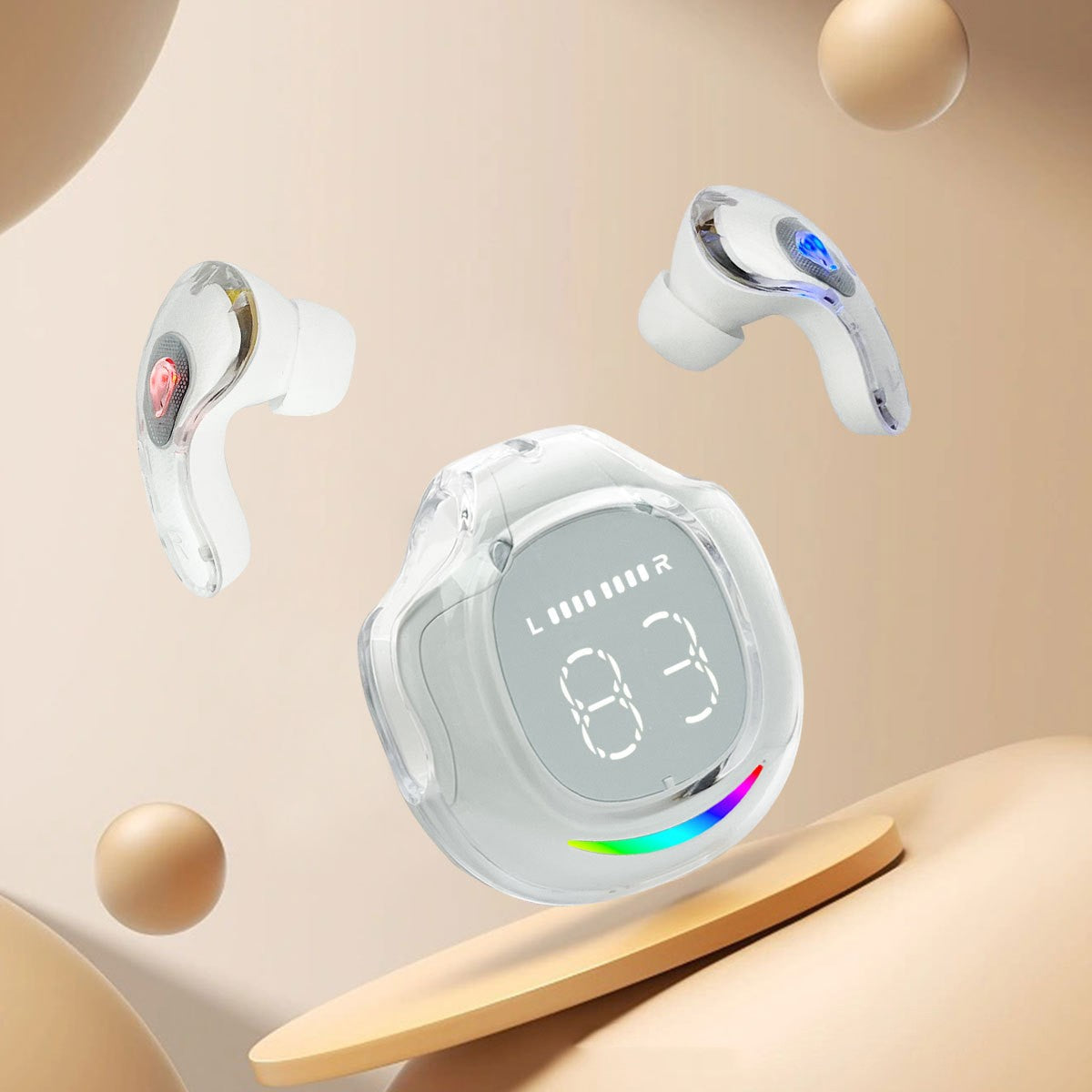 Wireless Bluetooth Earbuds Gift Set with Charging Case and 6 Color Choices