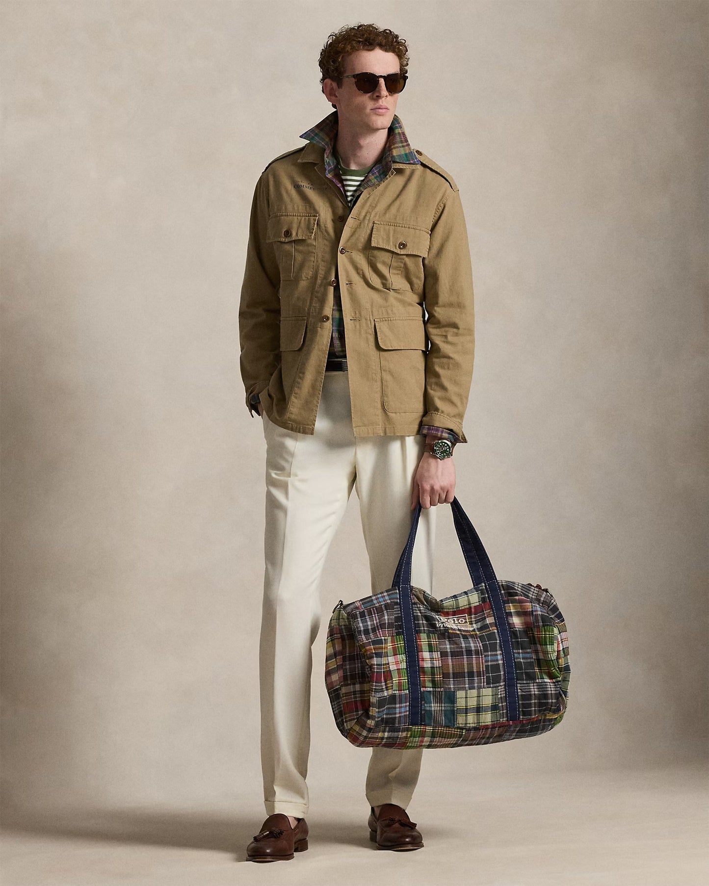 Bolsa de viaje Polo Ralph Lauren Madras Unisex