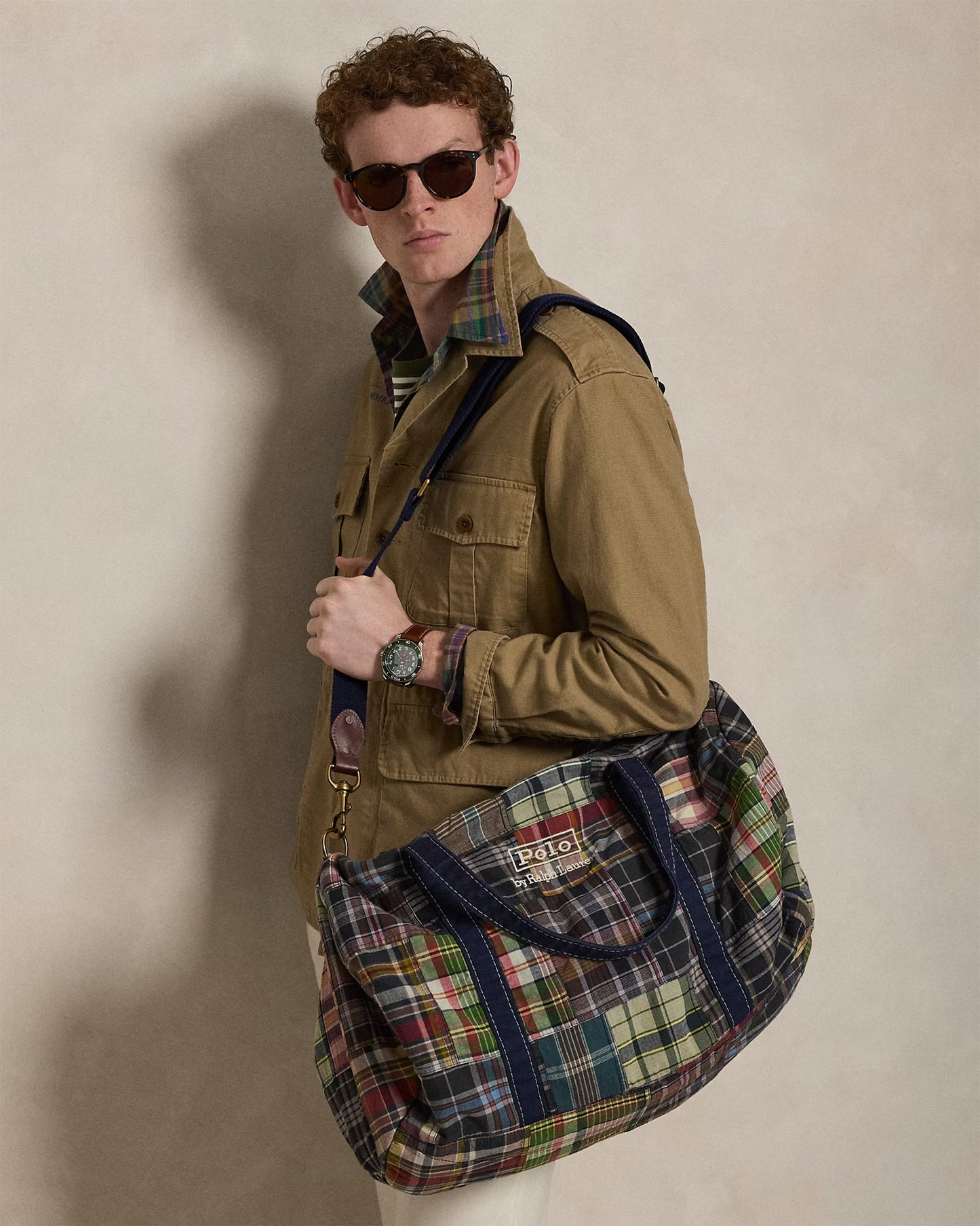 Bolsa de viaje Polo Ralph Lauren Madras Unisex