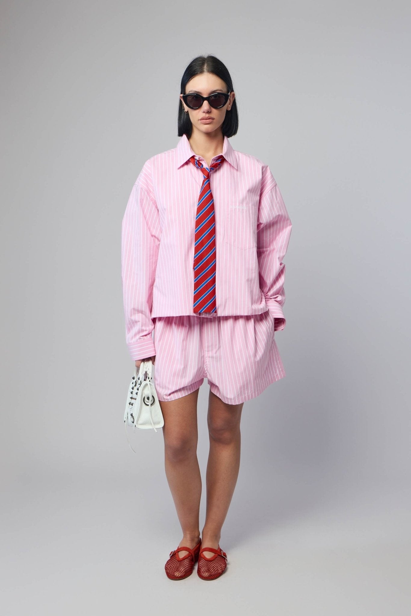 Striped Cotton Poplin Boxers