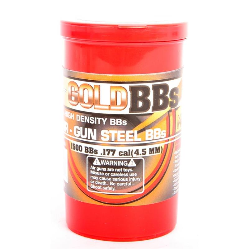 Soft Air Premium Quality 4.5mm, 0.177 cal, BB's, 1500-Carat (Gold) - TOPHATTER'S ARMORY DEALS