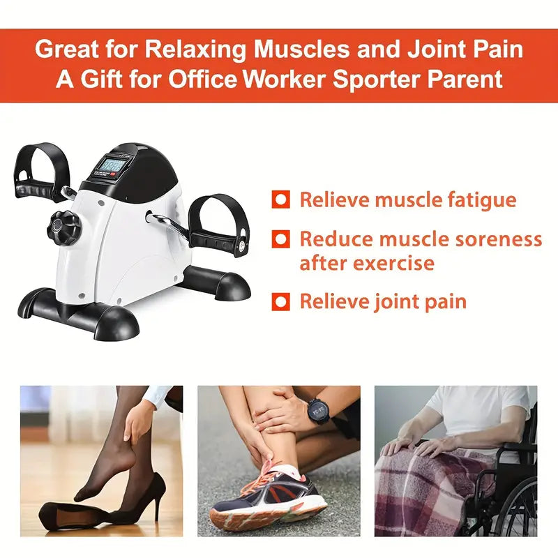 Undertable Mini Bicycle Pedal Exercise Machine for Home Fitness