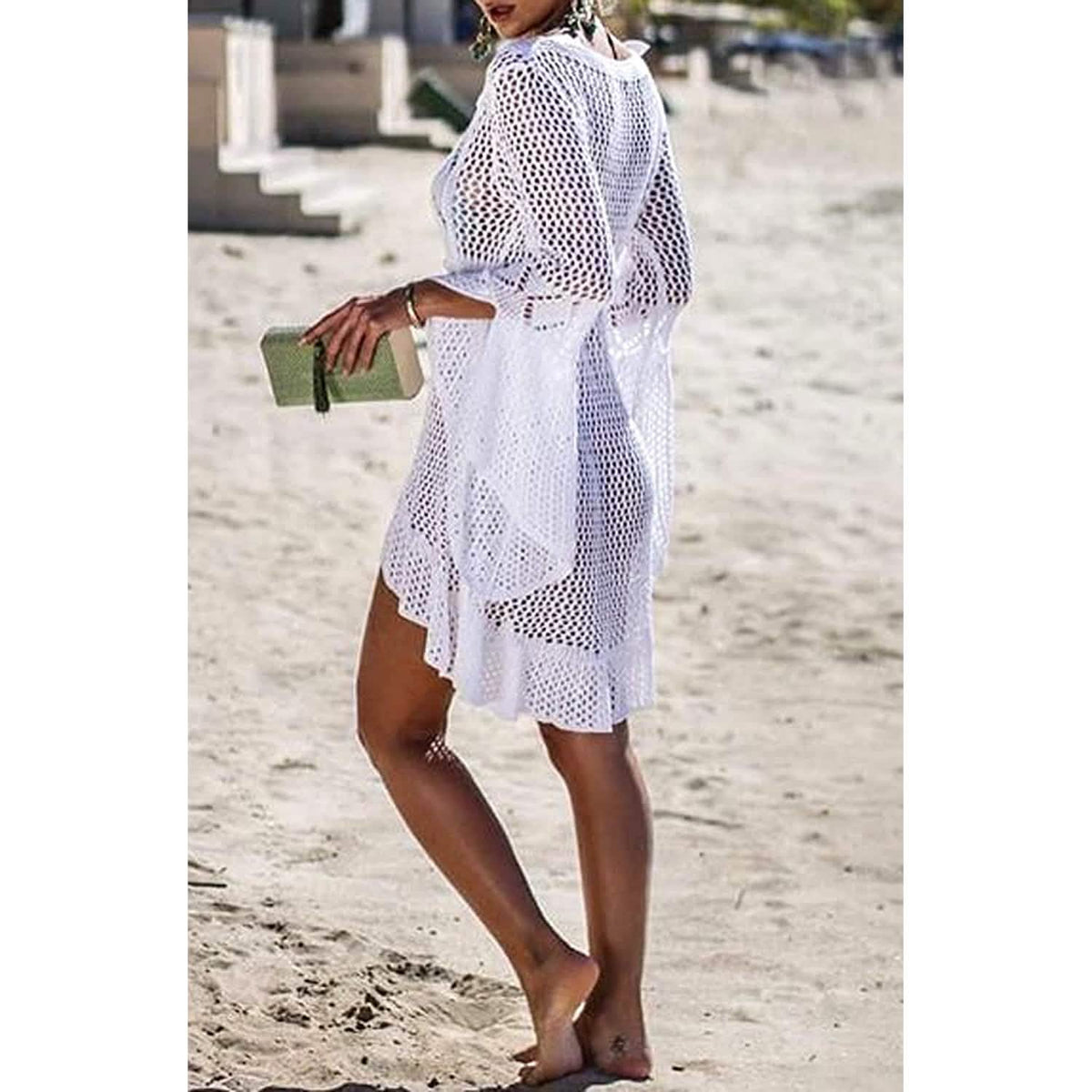 Beach Tops Sexy Perspective Cover Dress