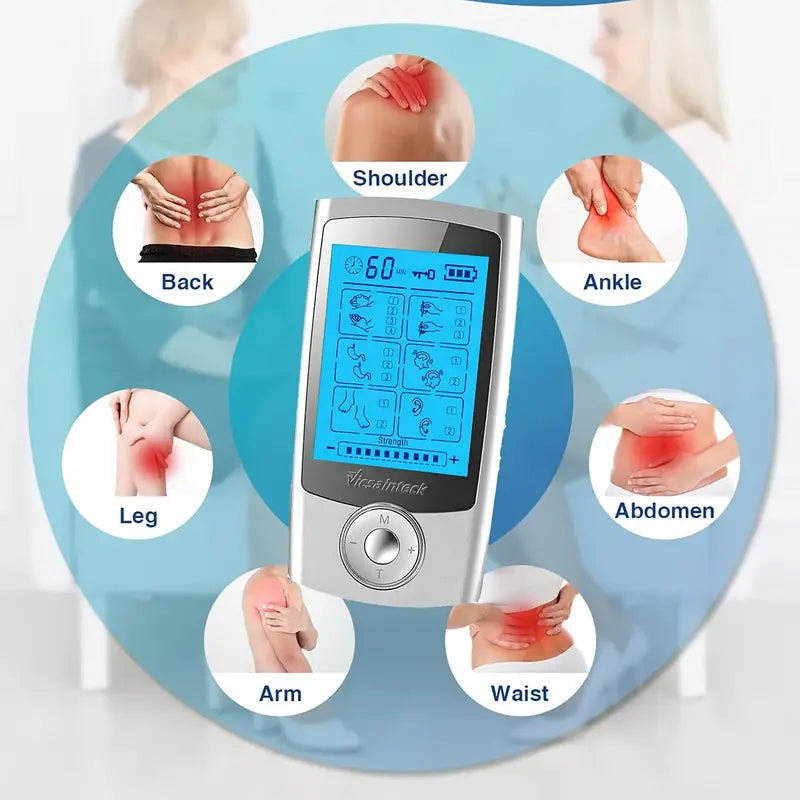 Silvery Muscle Stimulator with 16 Modes