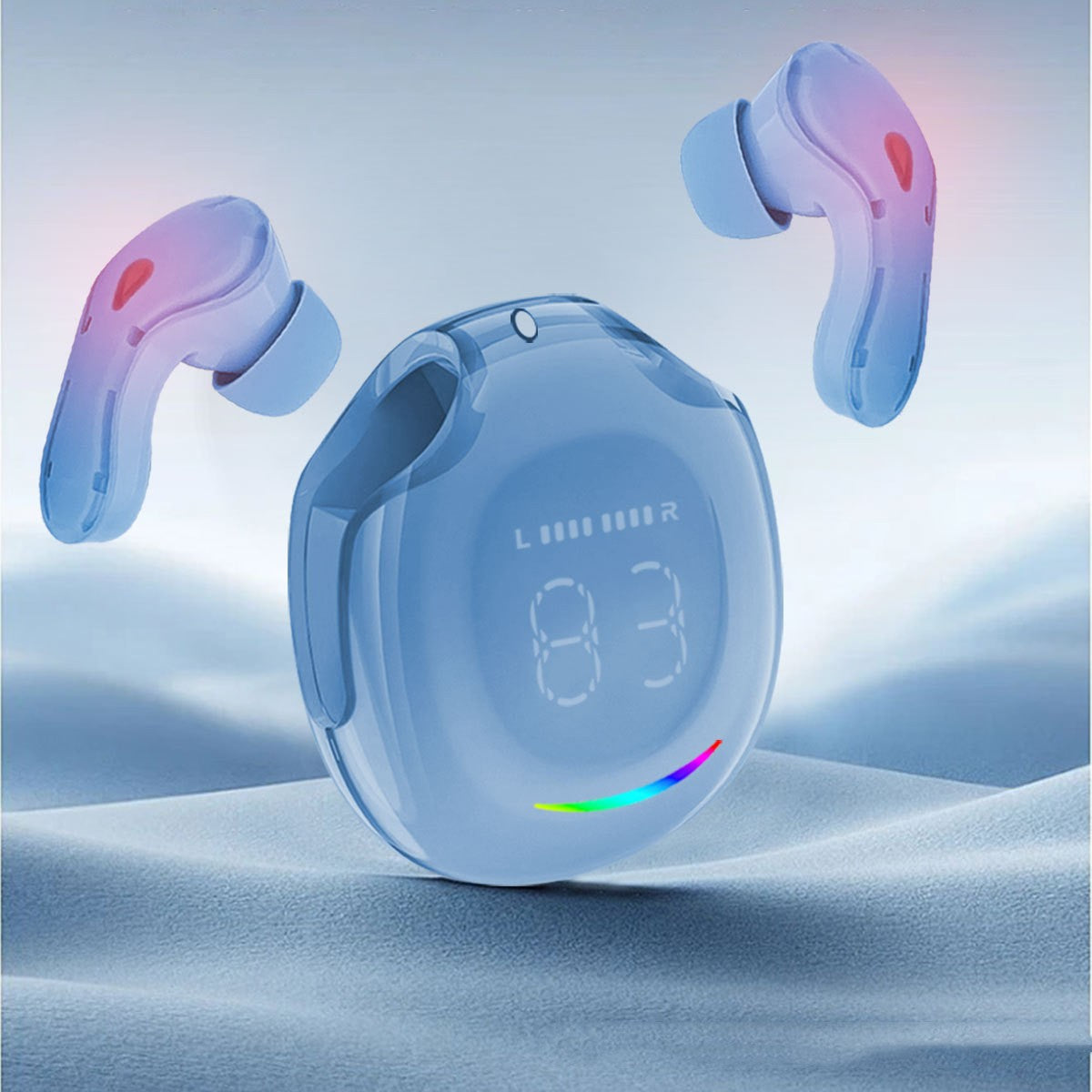 Wireless Bluetooth Earbuds Gift Set with Charging Case and 6 Color Choices