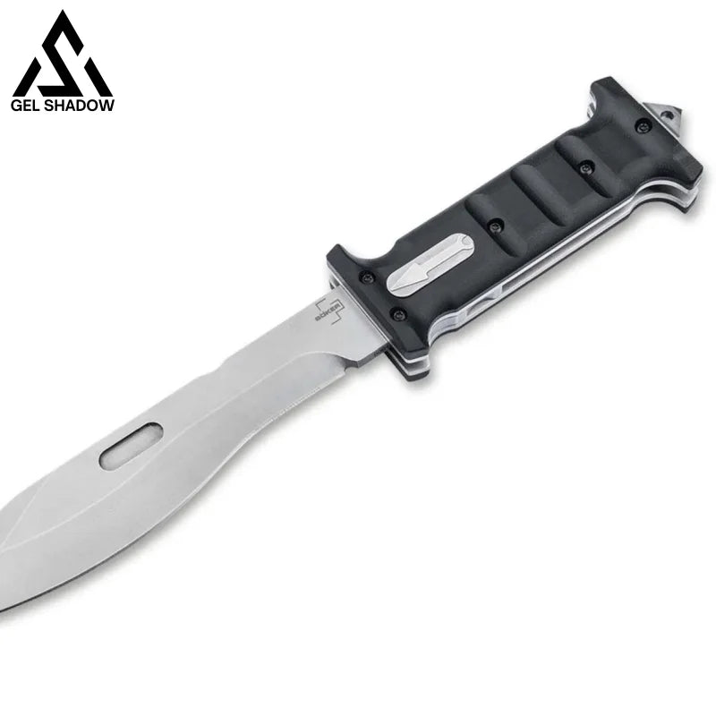 (BIG SALE)GS212 BOKER PLUS Extension Knife 7.28" D2 Blade G10 Outdoor Knife