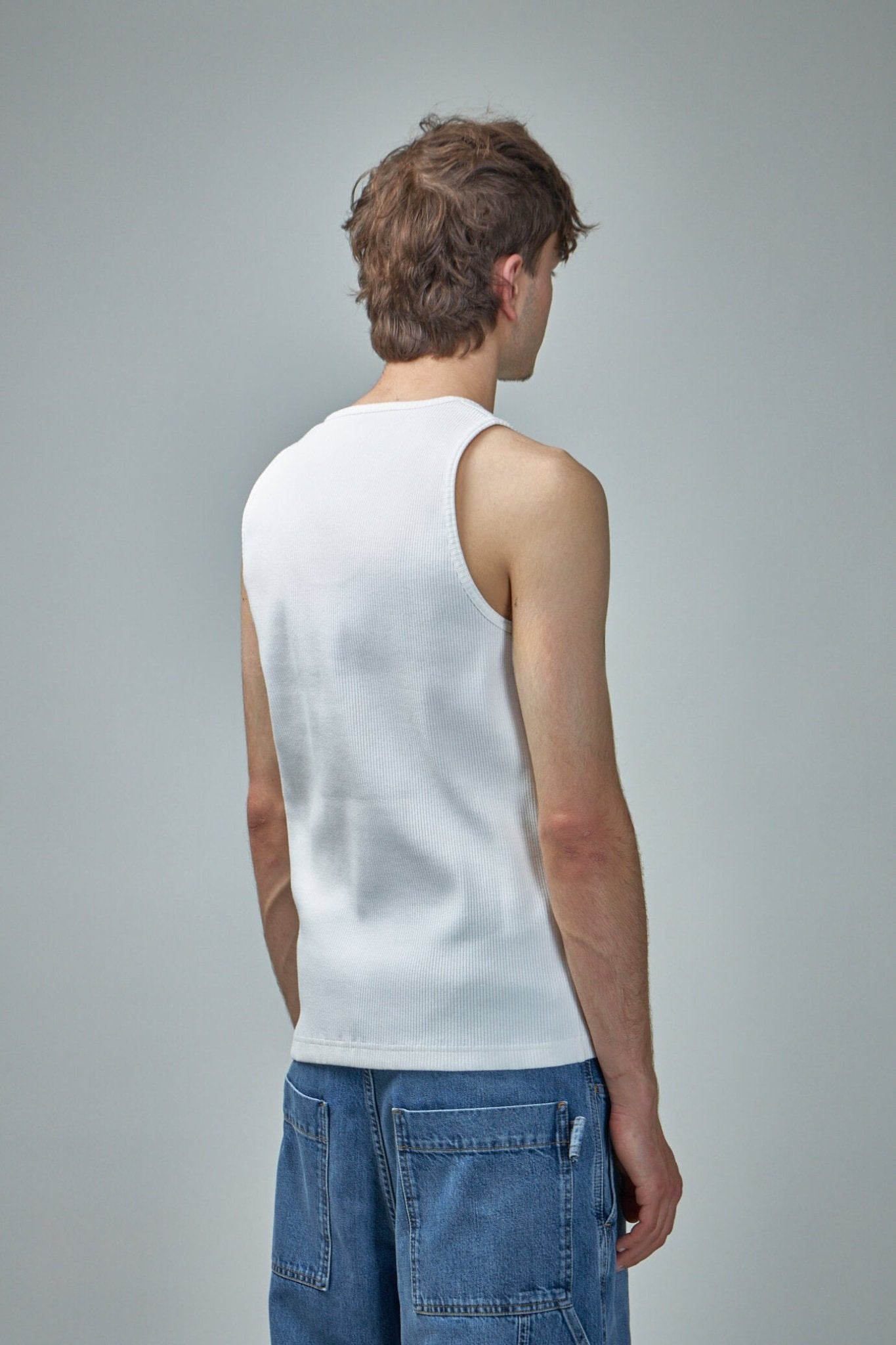 Cotton Rib Jersey Tank Top