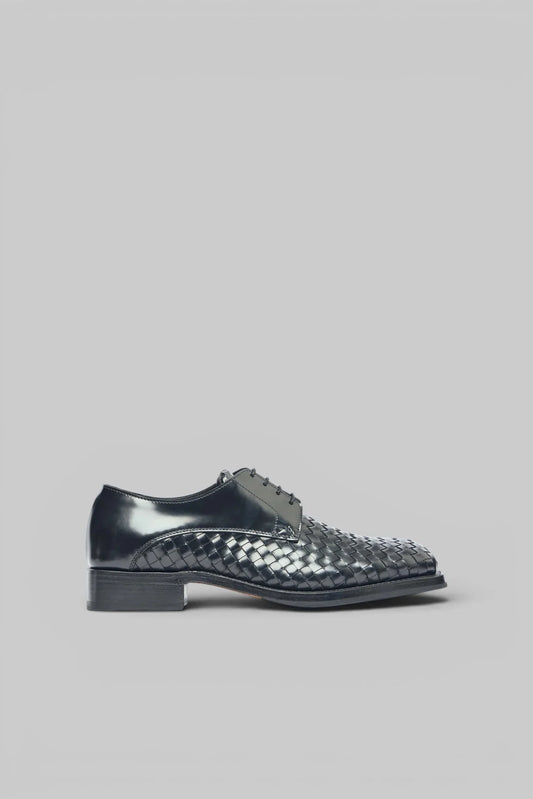 Smashed Lace Up Intrecciato CL