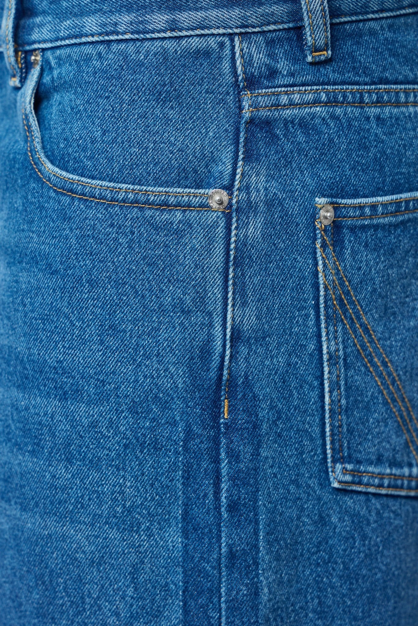 Medium Indigo Wide Leg Jeans