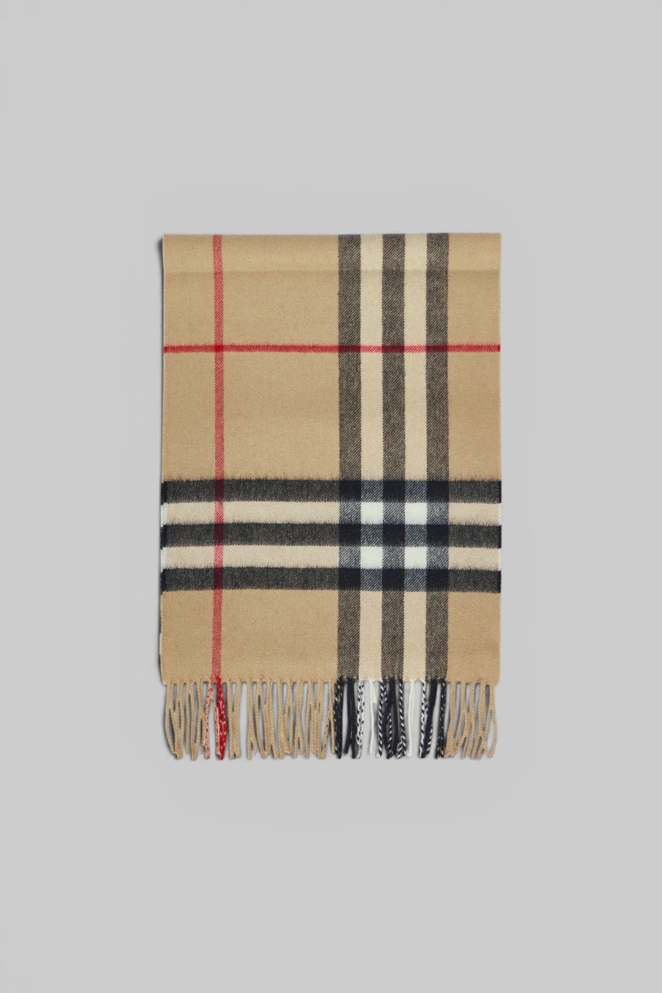 Check Cashmere Scarf
