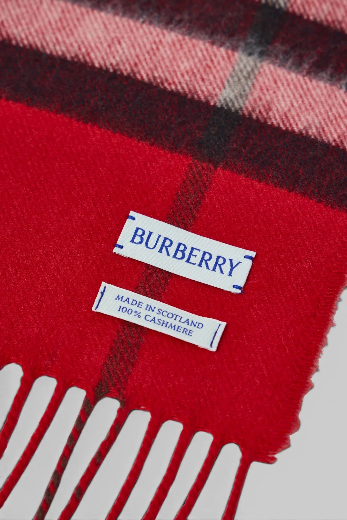 Giant Check Cashmere Scarf