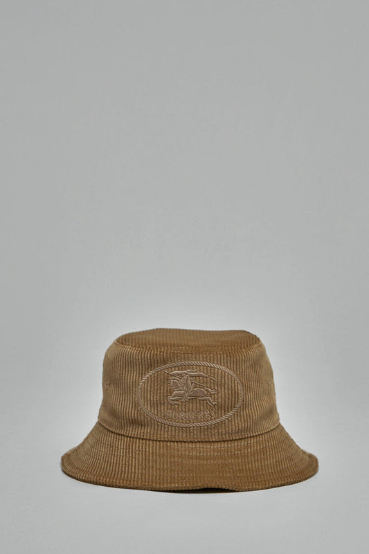 Knight Stamp Corduroy Bucket Hat