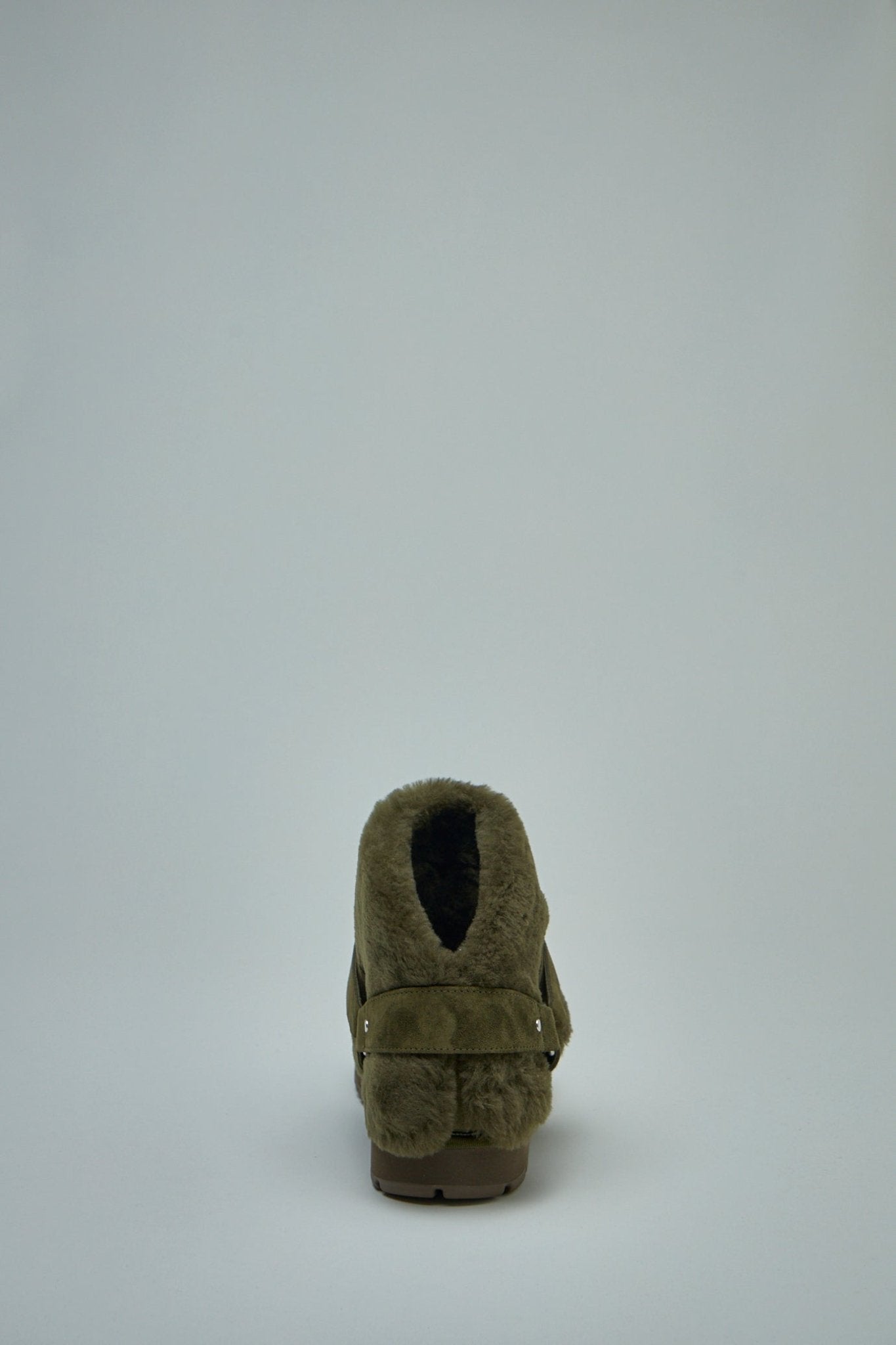 Suede and Shearling Chubby Boots