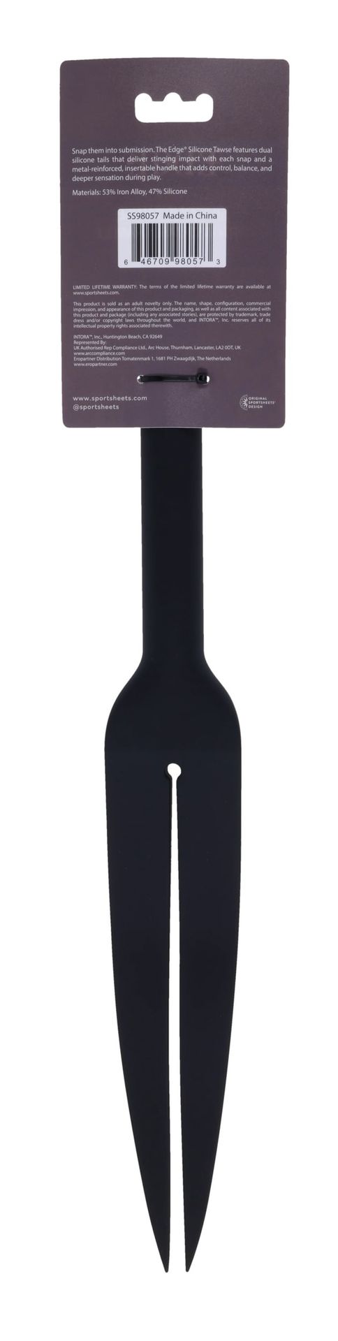 Edge Silicone Tawse with Insertable Handle
