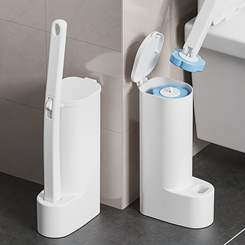 Toilet Brush Set with 12 Refill Heads