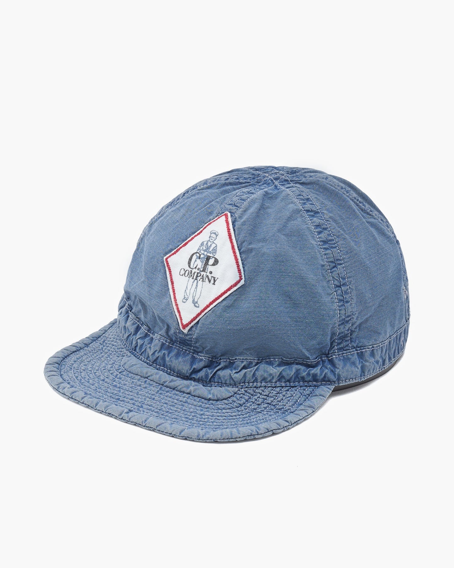 Gorra CP Company 50 Fili Indigo Bleached Unisex