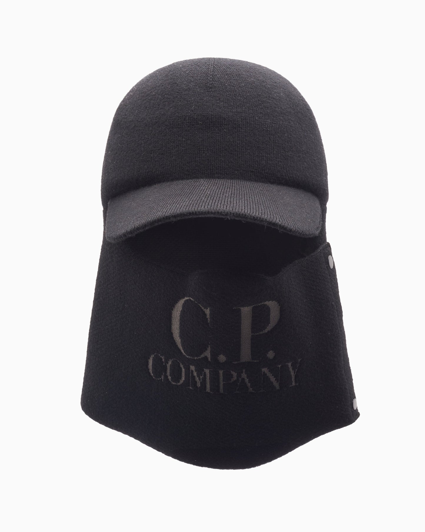Gorra CP Company Unisex Extrafine Merino Wool Visor Neck Cap Unisex