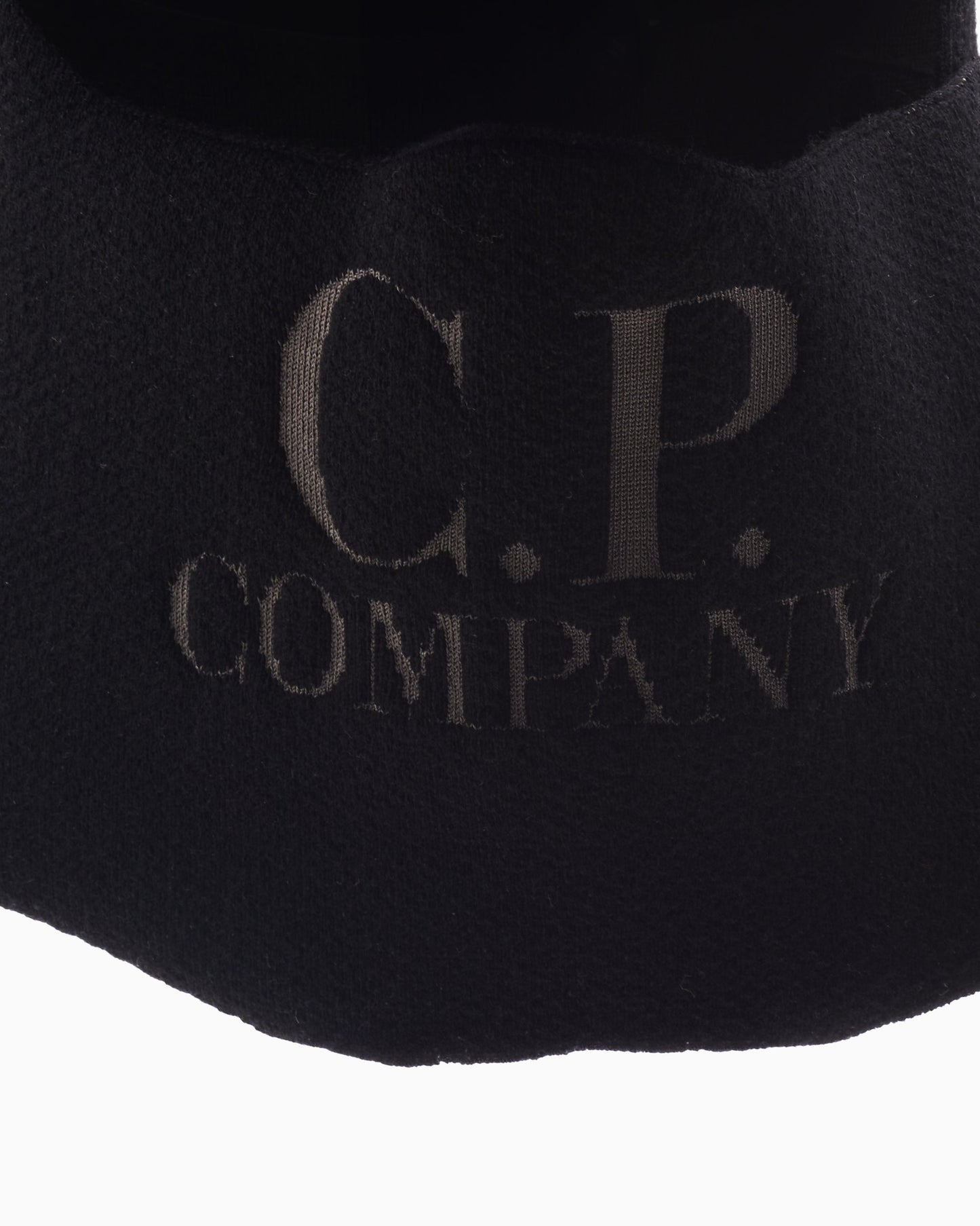 Gorra CP Company Unisex Extrafine Merino Wool Visor Neck Cap Unisex