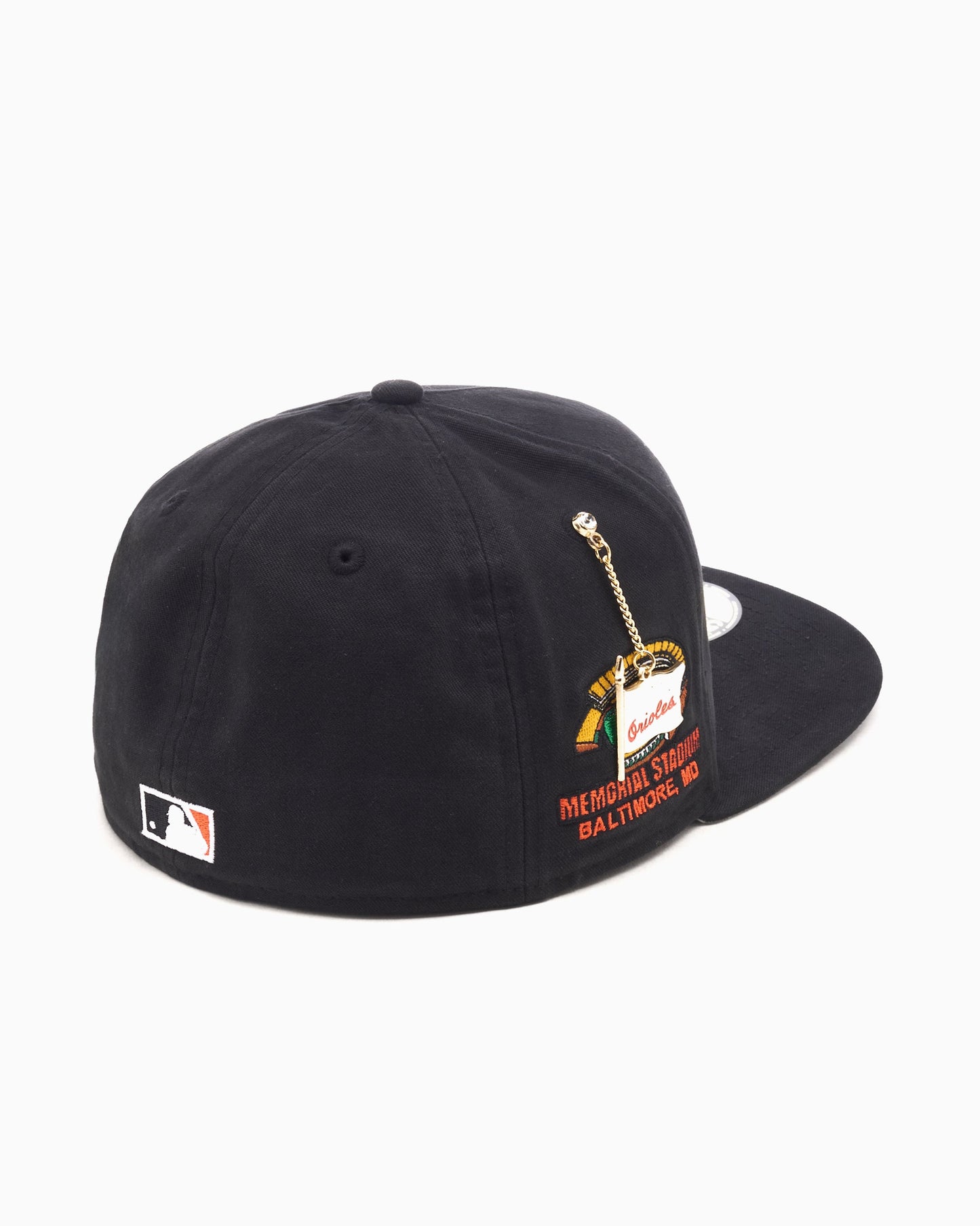 Gorra New Era Golfer Baltimore Orioles VS Cooperstown Championship Side Flag Unisex Cap Unisex