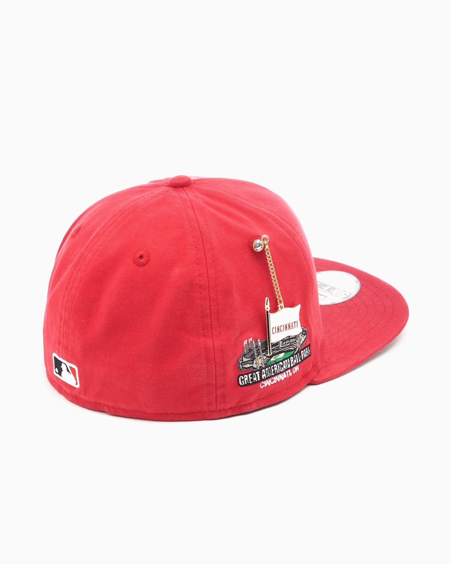 Gorra New Era Golfer Cincinnati Reds Championship Side Flag Unisex Cap Unisex
