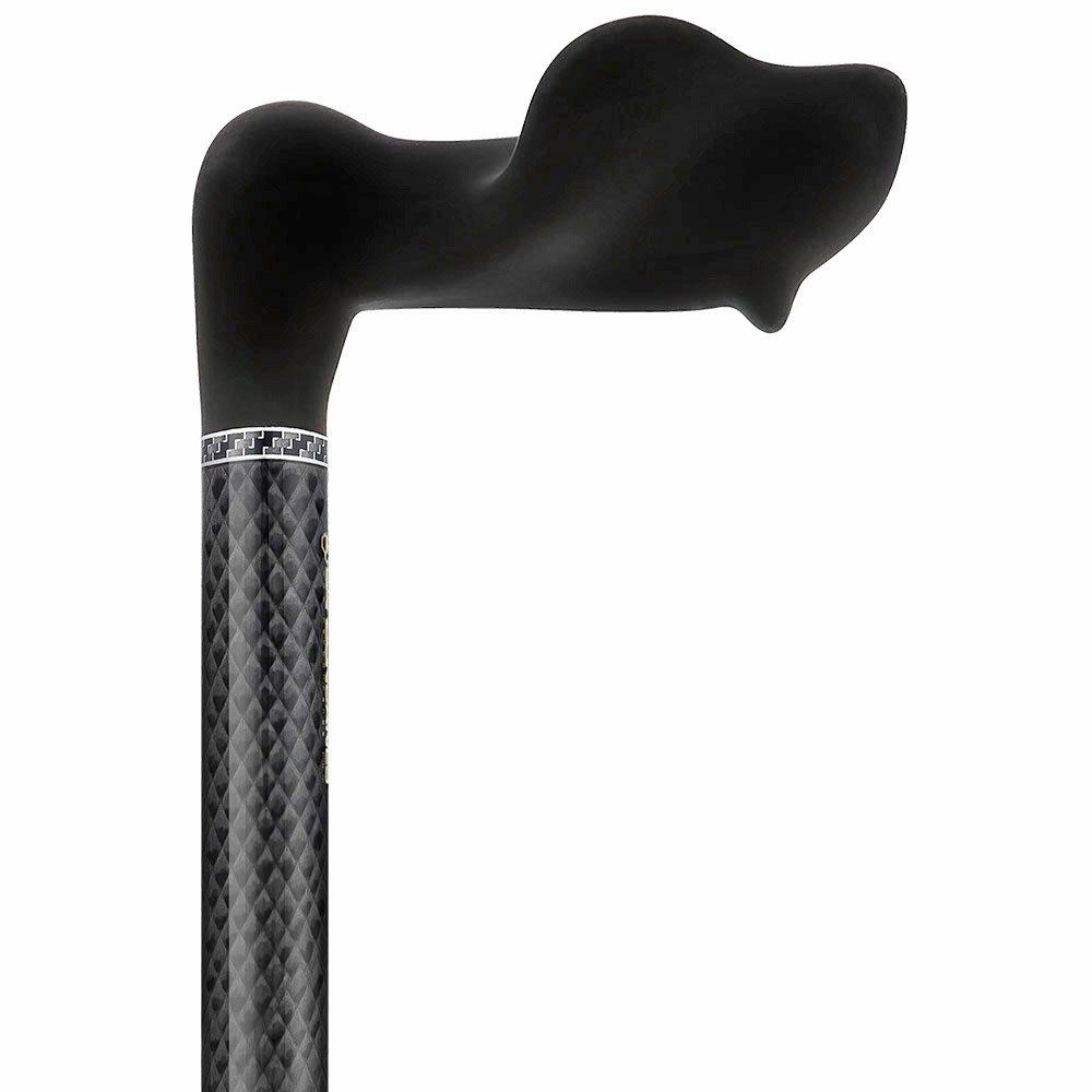 Lightweight & Adjustable: High-Tech Carbon Fiber Palm Grip Cane