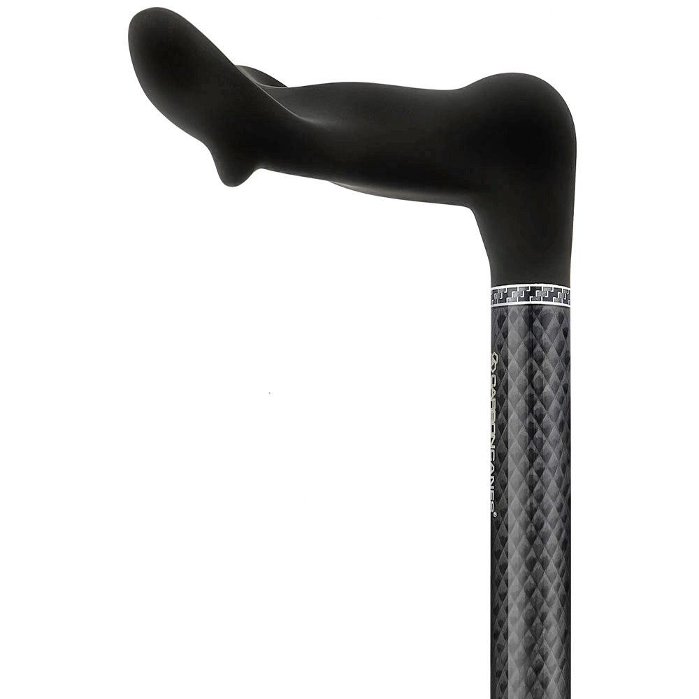 Lightweight & Adjustable: High-Tech Carbon Fiber Palm Grip Cane
