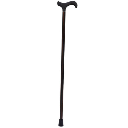 Exotic Ebony Wood on Carbon Fiber - Derby Walking Cane