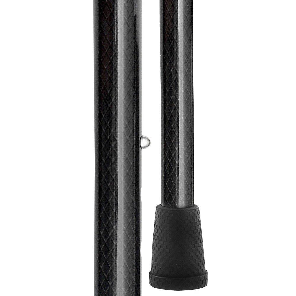 Premium Carbon Fiber Cane, Triple Wound, Adjustable & Foldable