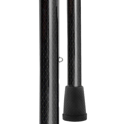 Premium Carbon Fiber Cane, Triple Wound, Adjustable & Foldable