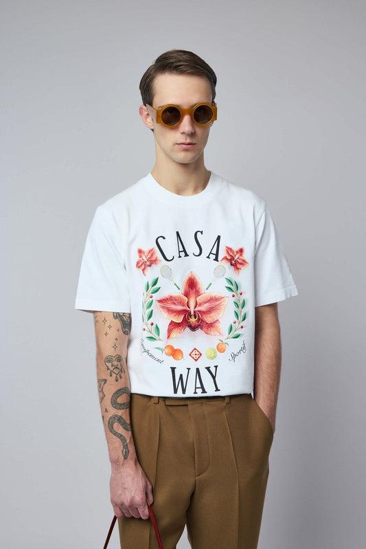 Casa Way Orchid Logo Short Sleeve T-shirt