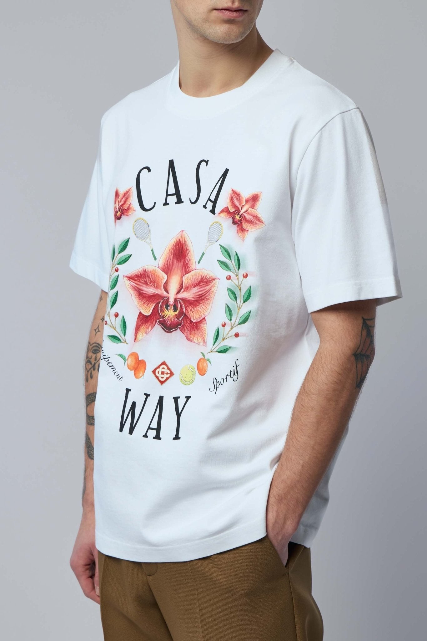 Casa Way Orchid Logo Short Sleeve T-shirt
