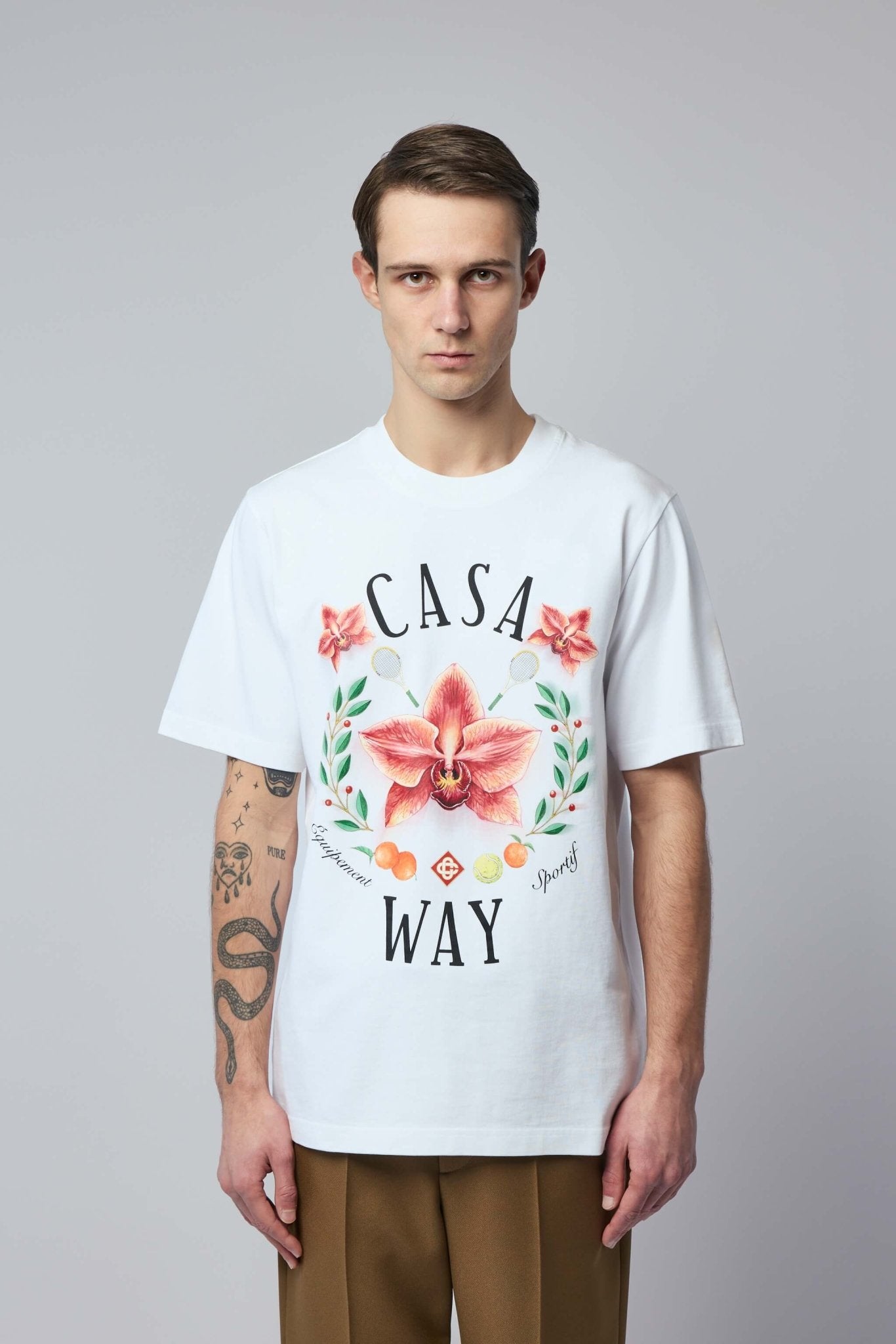 Casa Way Orchid Logo Short Sleeve T-shirt