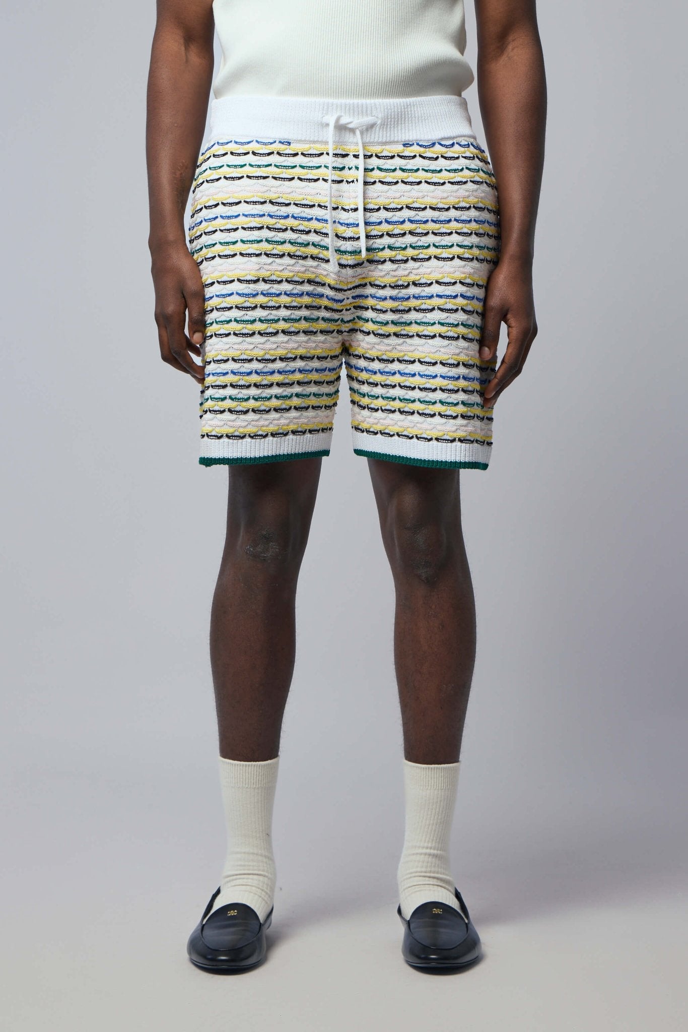 Tuck Stitch Shorts