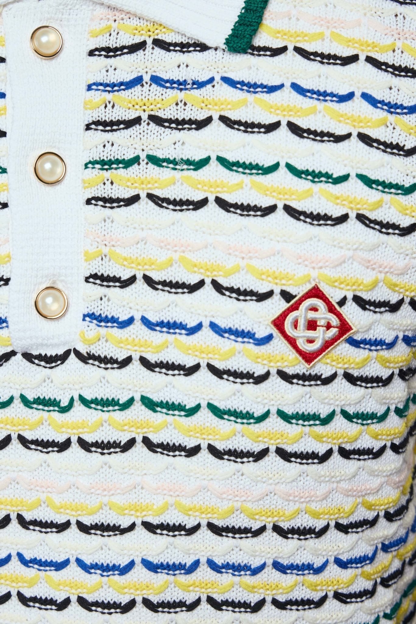Tuck Stitch Polo Shirt