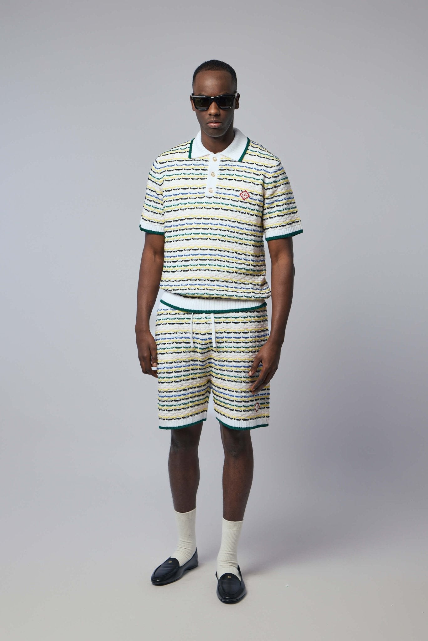 Tuck Stitch Polo Shirt