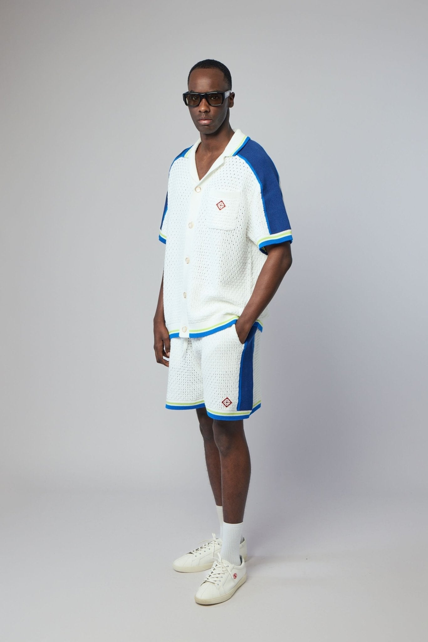 Short Sleeve Crochet Shirt
