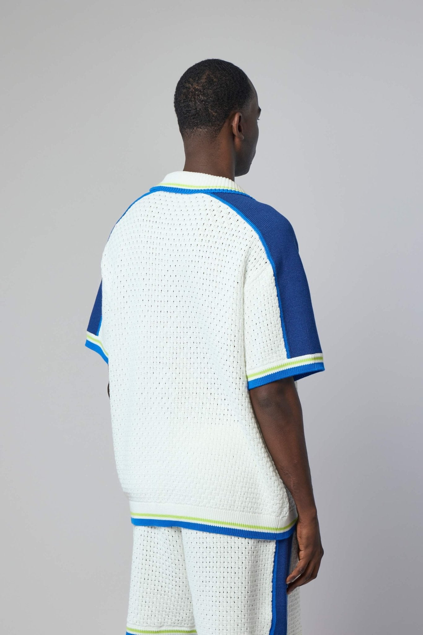Short Sleeve Crochet Shirt