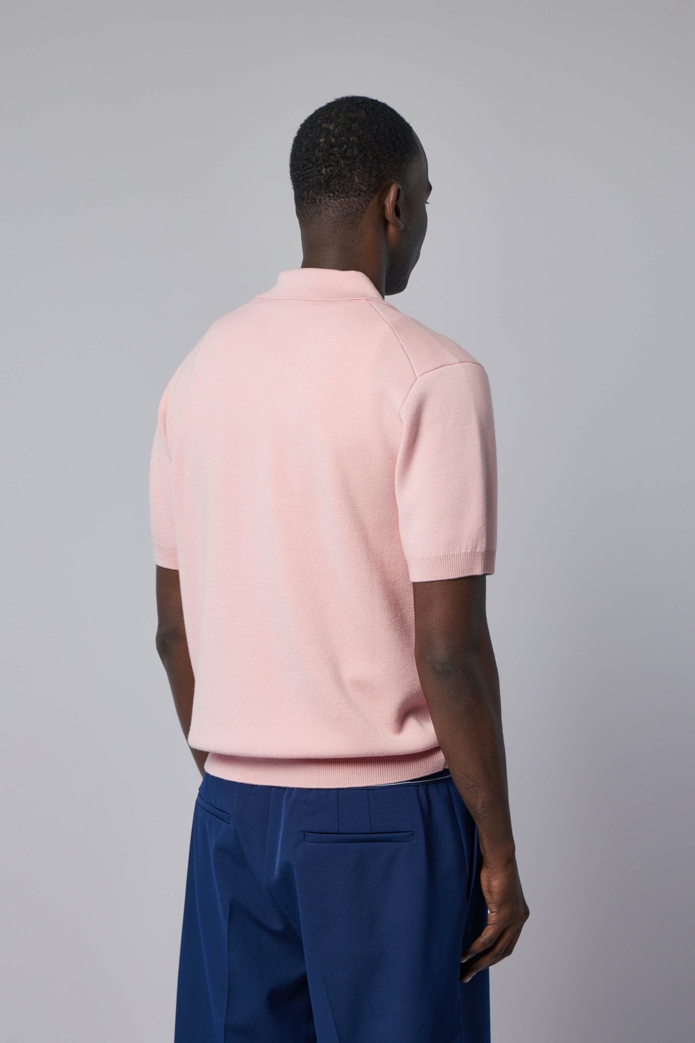 Double Face Short Sleeve Polo Shirt