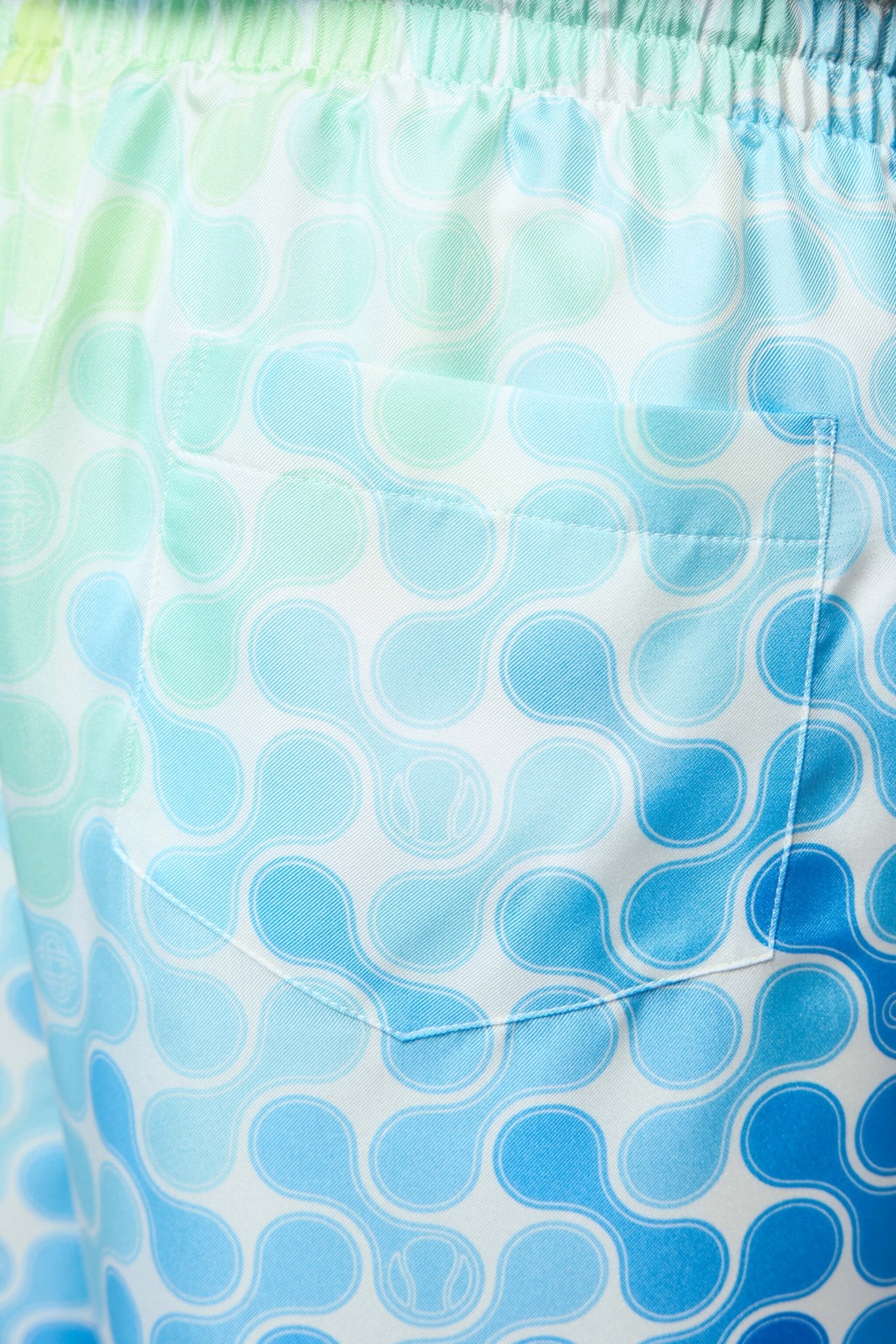 Tennis Tile Silk Shorts