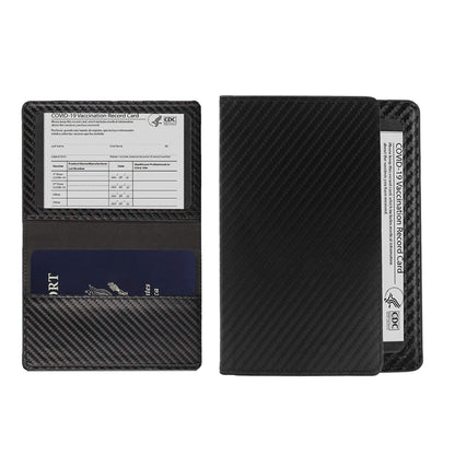 CDC Vaccination Card Holder And RFID Passport Organizer Holder
